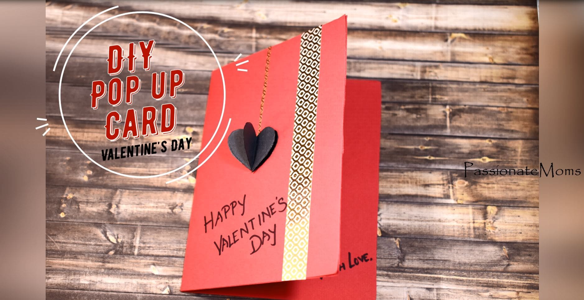 How To Make A DIY Pop-up Valentines Day Card - Raising 