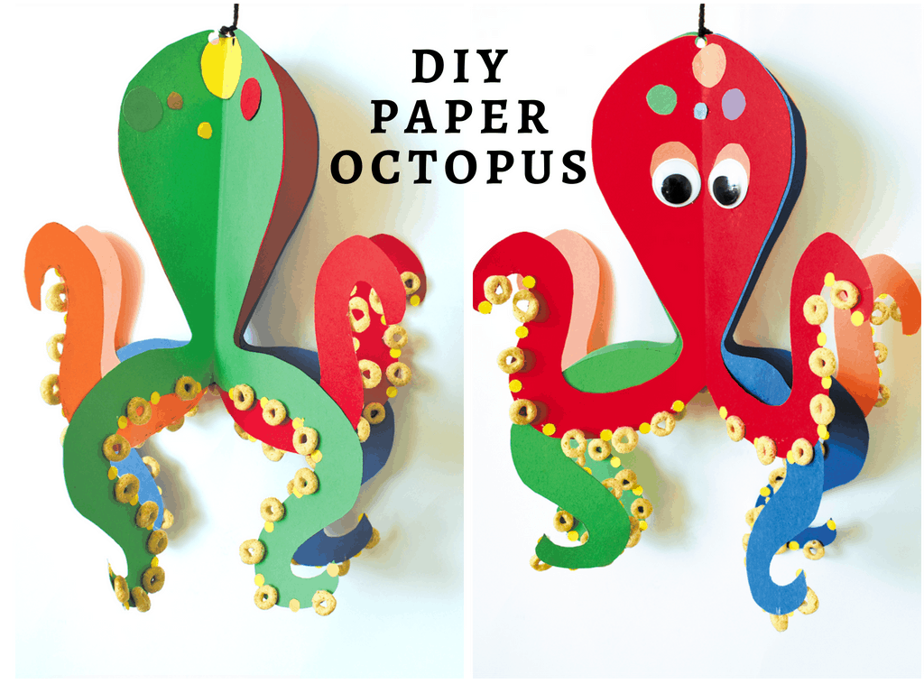 How to make a Paper Octopus | DIY Kid's Crafts - Raising World ...